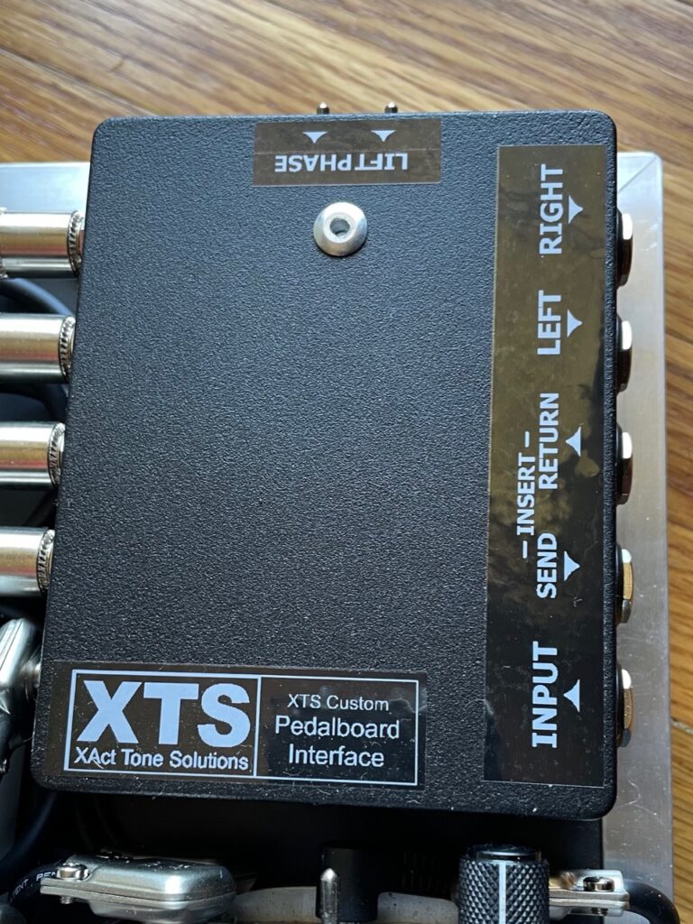 Custom XTS pedalboard interface